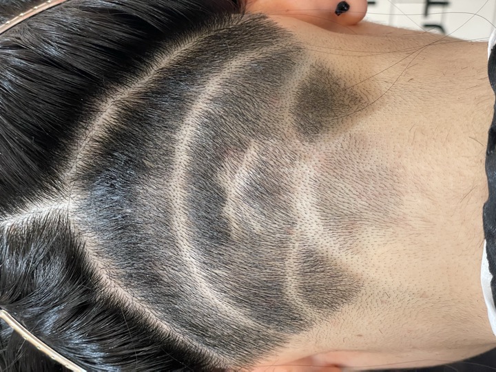 Buzz cut by Mykey on a house call, photo 3.