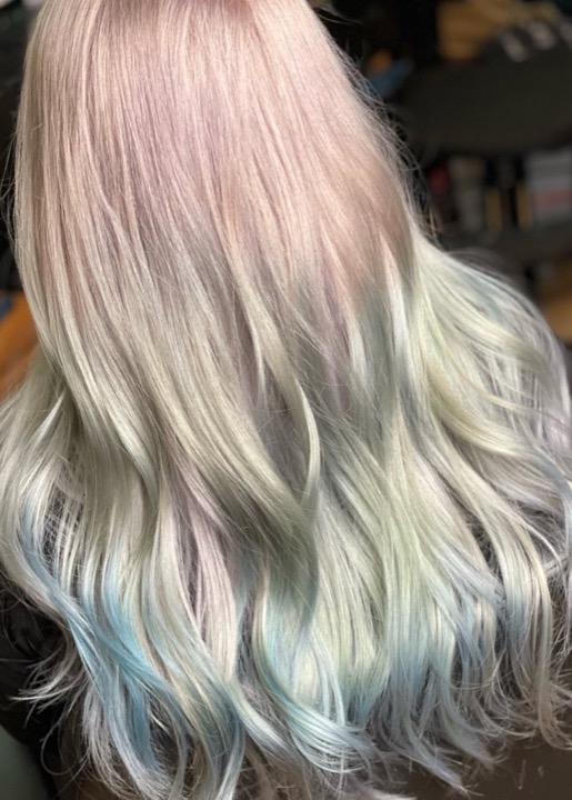 Hair color by Mykey on a house call, photo 2.